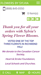 Mobile Screenshot of flowersbysylvia.com